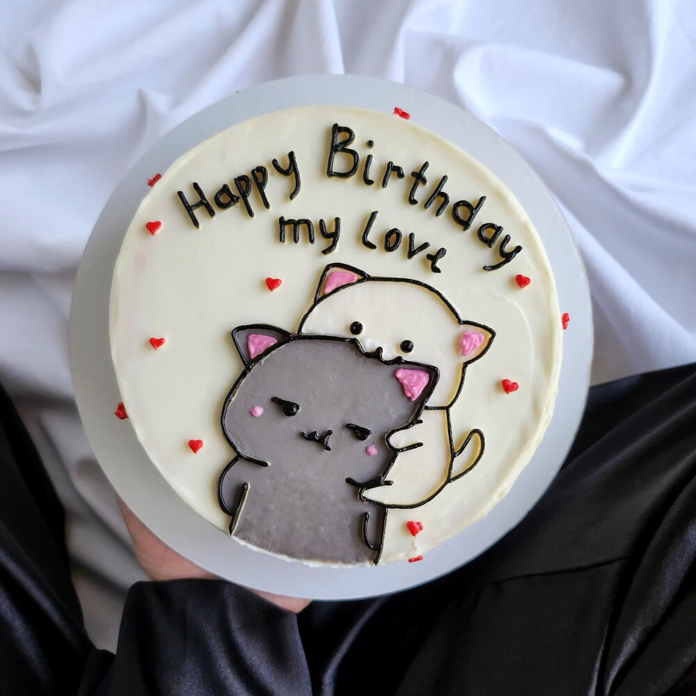 Торт 1кг Котики